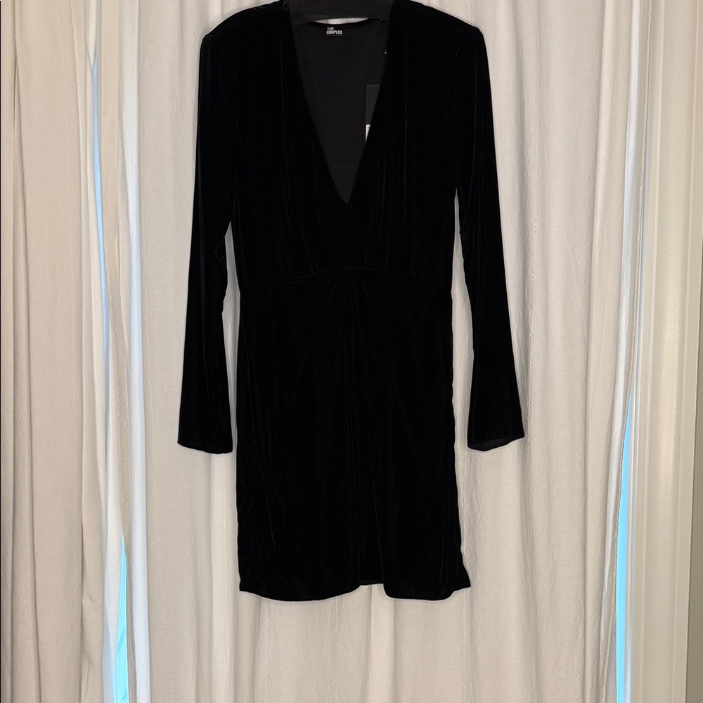 Designer 75% off- The Kooples Black Long Sleeve Dress